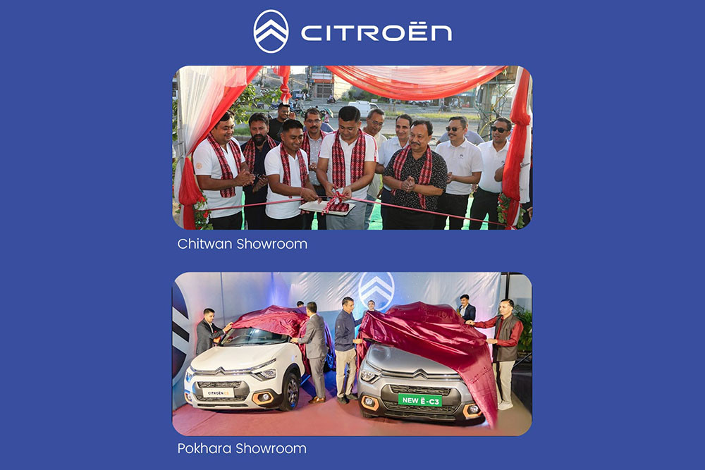 Citroën opens new showrooms in Pokhara, Chitwan